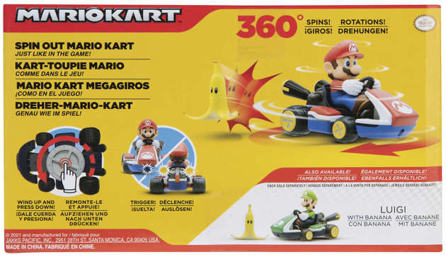 Super Mario Spin Out pojazd Mario Kart