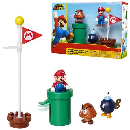 Super Mario zestaw figurek Acorn Plains
