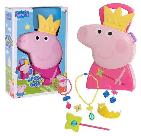 Świnka Peppa Walizeczka księżniczki z biżuterią