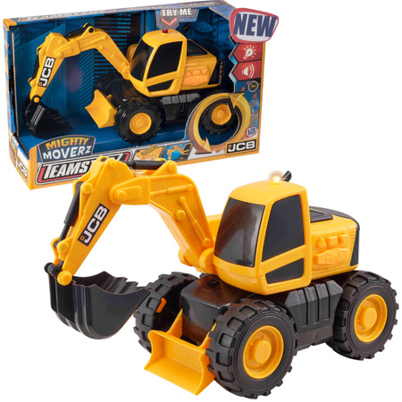 Teamsterz JCB Koparka ze światłem i dźwiękiem