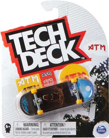 Tech Deck deskorolka fingerboard ATM + naklejki
