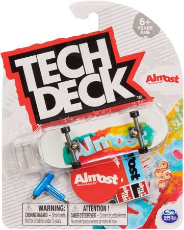 Tech Deck deskorolka fingerboard Almost + akcesoria