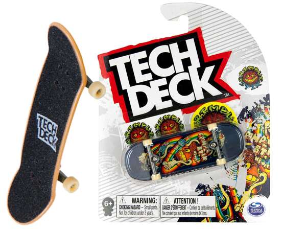 Tech Deck deskorolka fingerboard Grimple Stix Hewitt + naklejki