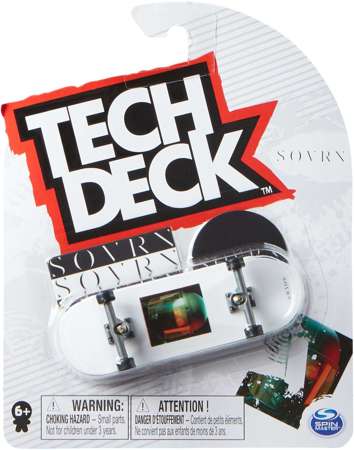 Tech Deck deskorolka fingerboard SOVRN + naklejki