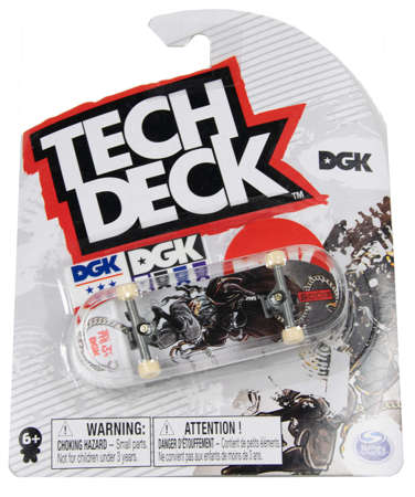 Tech Deck fingerboard deskorolka DGK Ninja + naklejki