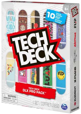 Tech Deck fingerboard zestaw 10 deskorolek DLX Pro Pack