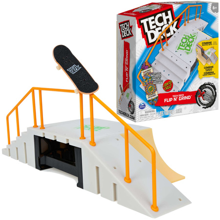 Tech Deck fingerboard zestaw rampa Flip n'Grind + deskorolka 