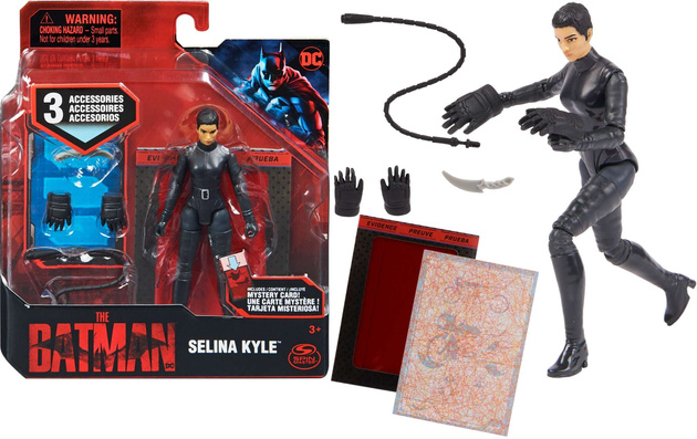 The Batman figurka akcji Selina Kyle Kobieta Kot Catwoman 10 cm DC Comics