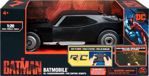 The Batman samochód Batmobile RC zdalnie sterowany na pilot 1:20