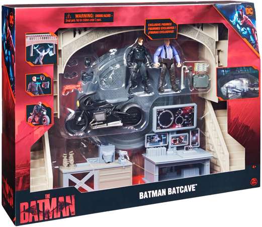 The Batman zestaw Jaskinia Batmana Batcave Pingwin Penguin figurki i pojazd