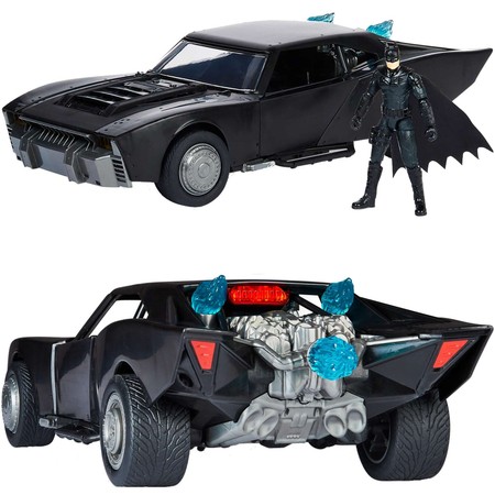 The Batman zestaw figurka i filmowy samochód Batmobile światło dźwięk