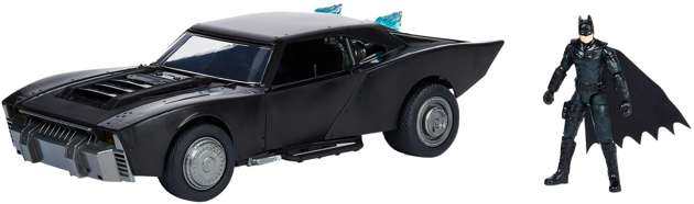 The Batman zestaw figurka i filmowy samochód Batmobile światło dźwięk