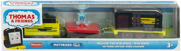 Tomek zestaw Deliver The Win Diesel Wyścigowy Diesel + 2 wagoniki