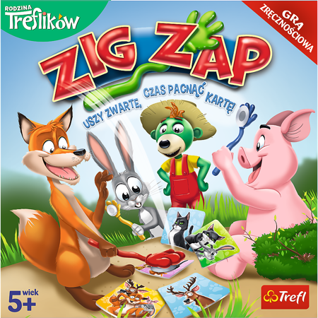 Towarzyska gra karciana zręcznościowa Zig Zap
