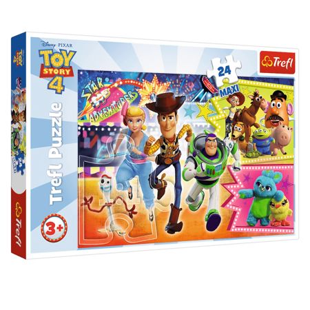 Trefl 14295 Puzzle 24 Maxi Toy Story 4 W pogoni za