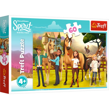 Trefl 17331 Puzzle 60 Spirit Smak przyjaźni
