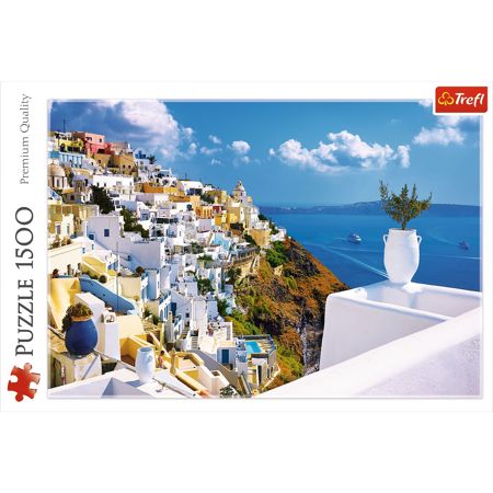 Trefl 26119 Puzzle 1500 Santorini, Grecja