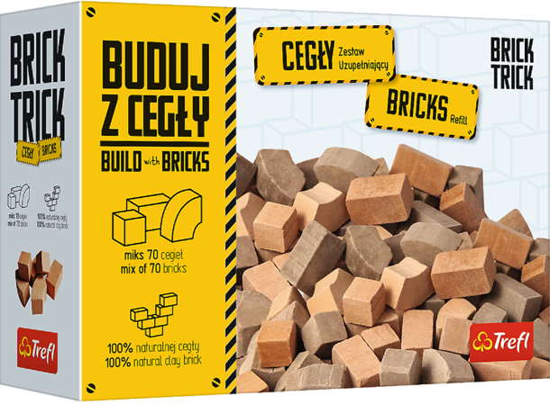 Trefl 61153 Brick Trick Buduj z cegły Zestaw uzupełniający mozaika