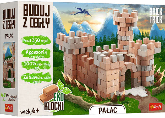 Trefl Brick Trick Buduj z cegły Zamek Pałac EKO klocki