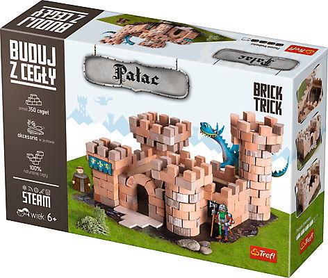 Trefl Brick Trick Buduj z cegły Zamek Pałac XL zestaw modelarski