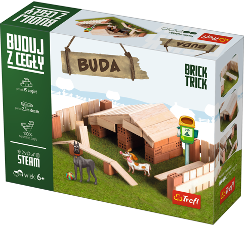 Trefl Buduj z cegły Brick Trick Buda dla piesków