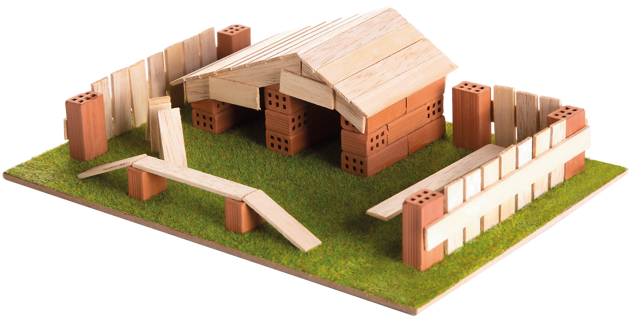 Trefl Buduj z cegły Brick Trick Buda dla piesków