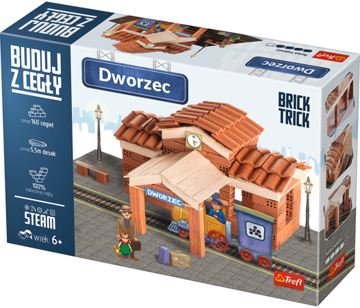 Trefl Buduj z cegły Dworzec XL Brick Trick