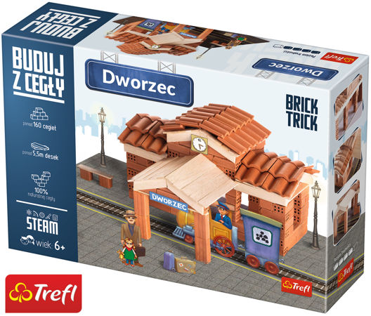 Trefl Buduj z cegły Dworzec XL Brick Trick