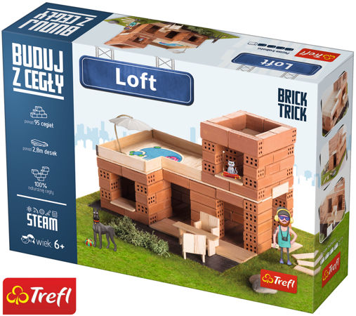 Trefl Buduj z cegły Loft Mieszkanie M Brick Trick