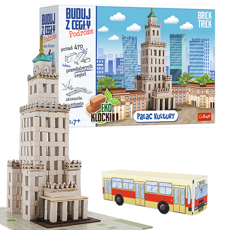 Trefl Buduj z cegły Pałac Kultury EKO Klocki