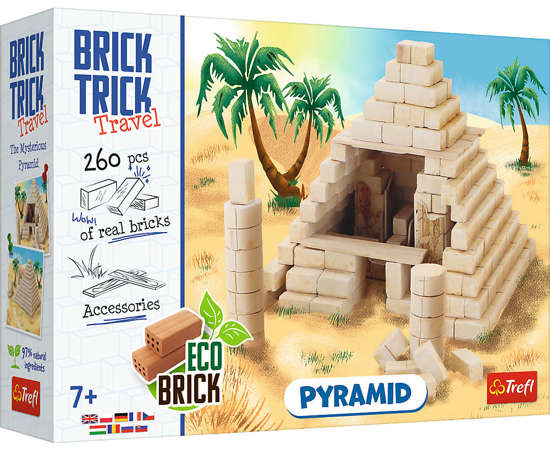 Trefl Buduj z cegły Podróże Piramida EKO Klocki