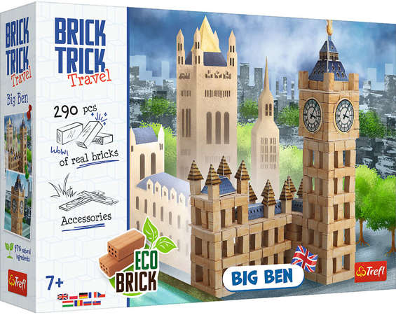 Trefl Buduj z cegły podróże Big Ben EKO Klocki