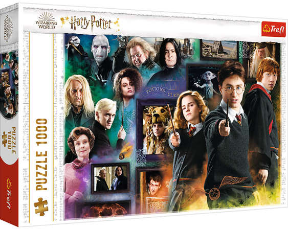 Trefl Puzzle 1000 elementów Harry Potter Świat czarodziejów
