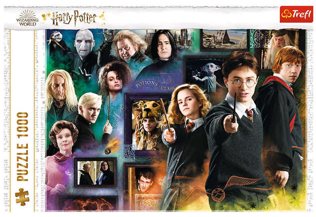 Trefl Puzzle 1000 elementów Harry Potter Świat czarodziejów