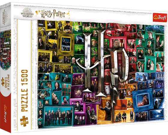 Trefl Puzzle 1500 elementów Harry Potter Na przestrzeni filmów