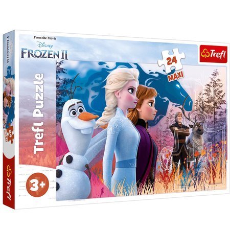 Trefl Puzzle 24 Maxi Frozen II Kraina Lodu Magiczna wyprawa 