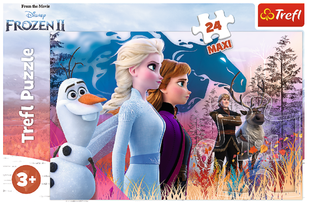 Trefl Puzzle 24 Maxi Frozen II Kraina Lodu Magiczna wyprawa 