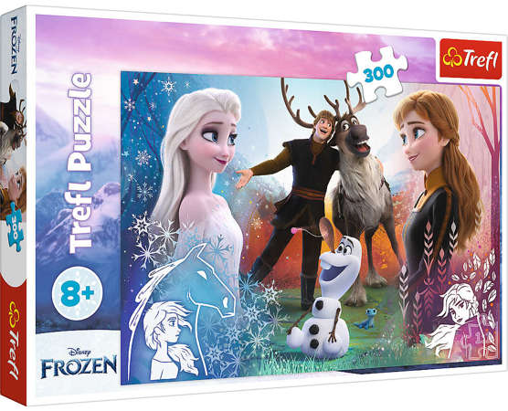 Trefl Puzzle 300 elementów Frozen Magiczny czas