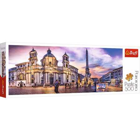 Trefl Puzzle 500 Panorama Piazza Navona Rzym