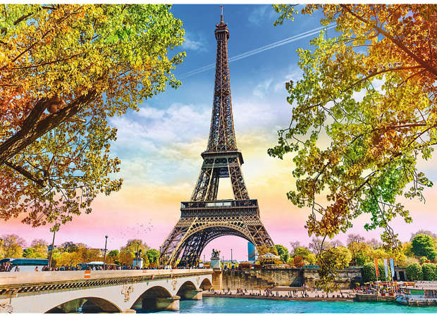 Trefl Puzzle 500 elementów Romantyczny Paryż