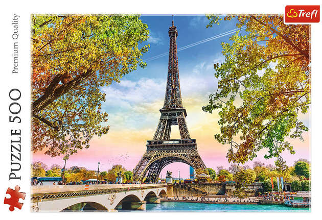 Trefl Puzzle 500 elementów Romantyczny Paryż