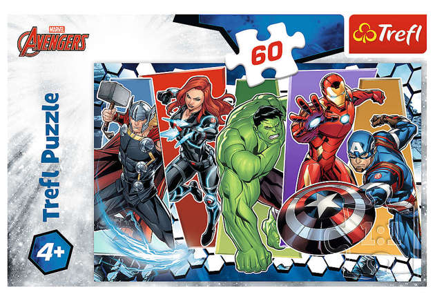 Trefl Puzzle 60 Niezwyciężeni Avengersi