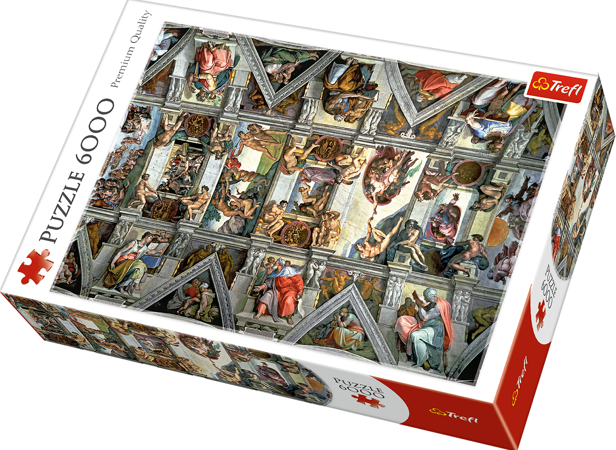 Trefl Puzzle 6000 elementów Sklepienie Kaplicy Sykstyńskiej