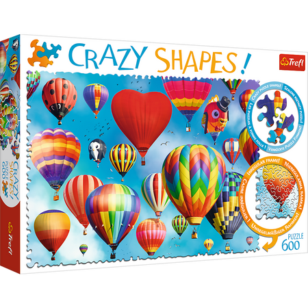 Trefl Puzzle Crazy Shapes Kolorowe balony 600 elementów