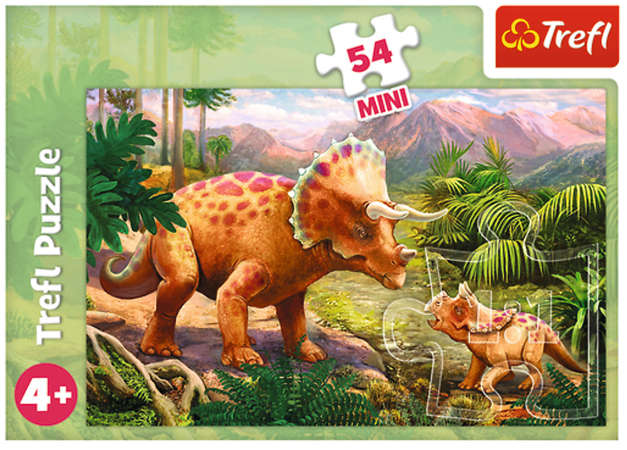 Trefl Puzzle Mini 54 Dinozaury #1