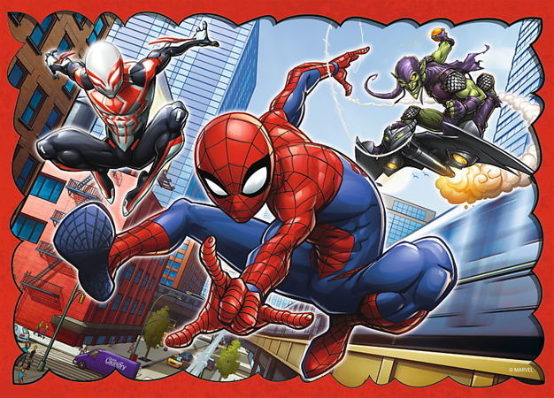 Trefl Puzzle Spiderman 4w1 W sieci Spidermana 207 elementów