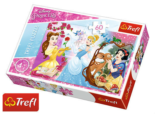 Trefl Puzzle Zaproszenie na bal Księżniczki Disney 60 elementów