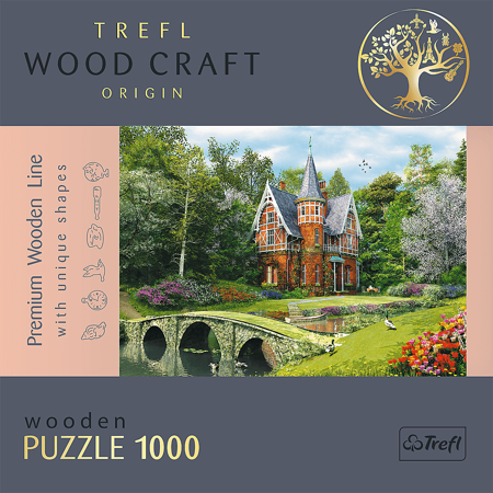 Trefl Puzzle drewniane 1000 Wiktoriański dom
