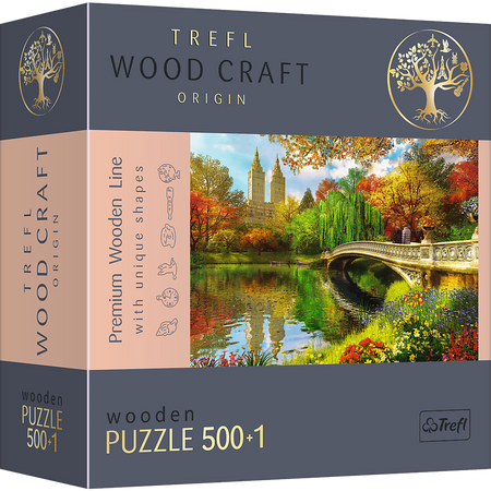 Trefl Puzzle drewniane Central Park Manhattan 500 elementów