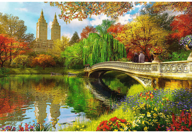 Trefl Puzzle drewniane Central Park Manhattan 500 elementów